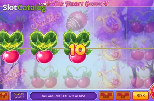 Οθόνη3. The Heart Game Κουλοχέρης