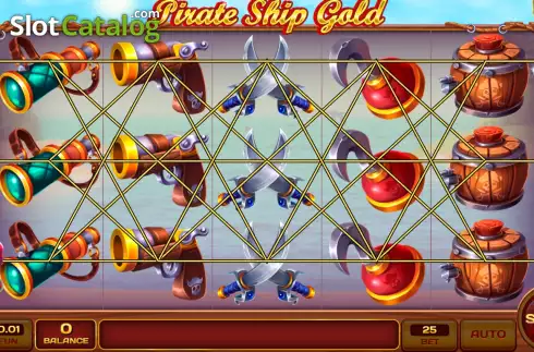Οθόνη2. Pirate Ship Gold Κουλοχέρης