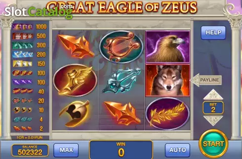 Οθόνη2. Great Eagle of Zeus (Pull Tabs) Κουλοχέρης