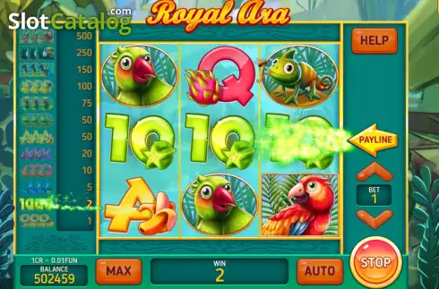 Οθόνη4. Royal Ara (Pull Tabs) Κουλοχέρης 