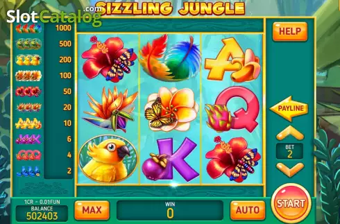 Οθόνη2. Sizzling Jungle (3x3) Κουλοχέρης