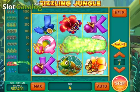 Οθόνη4. Sizzling Jungle (3x3) Κουλοχέρης