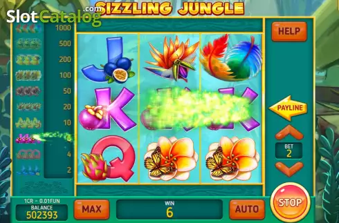 Οθόνη5. Sizzling Jungle (3x3) Κουλοχέρης