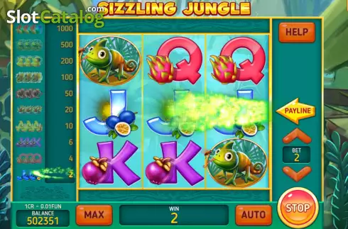 Οθόνη3. Sizzling Jungle (3x3) Κουλοχέρης