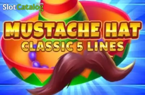 Mustache Hat Λογότυπο Mustache Hat Λογότυπο