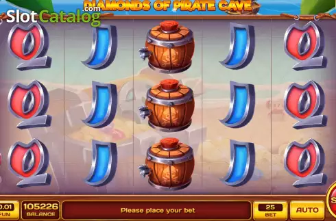 Οθόνη2. Diamonds of Pirate Cave Κουλοχέρης 