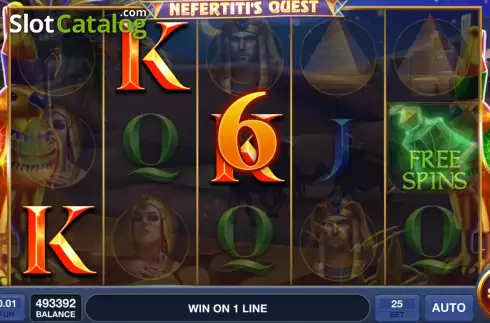 Οθόνη3. Nefertiti's Quest Κουλοχέρης