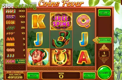 Οθόνη2. Coins Fever Respins Κουλοχέρης