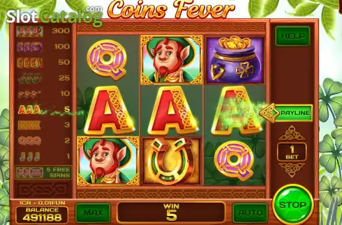 Οθόνη5. Coins Fever Respins Κουλοχέρης