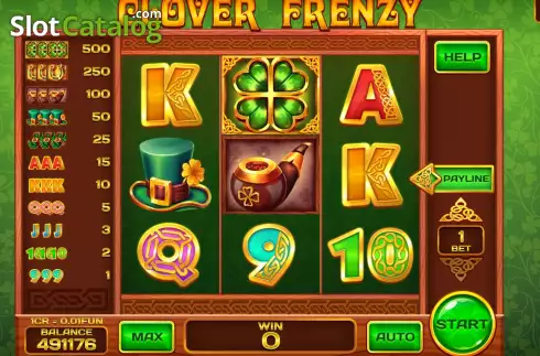 Οθόνη2. Clover Frenzy Respin Κουλοχέρης
