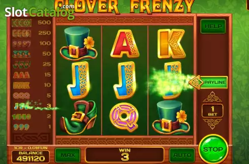 Οθόνη4. Clover Frenzy Respin Κουλοχέρης