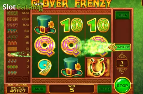 Οθόνη5. Clover Frenzy Respin Κουλοχέρης