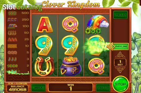Οθόνη4. Clover Kingdom Respin Κουλοχέρης