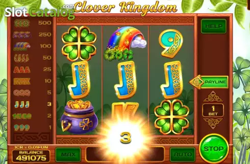 Οθόνη5. Clover Kingdom Respin Κουλοχέρης