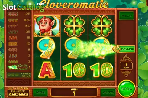 Οθόνη4. Cloveromatic Respin Κουλοχέρης 