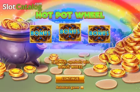 Οθόνη2. Hot Pot Wheel Respin Κουλοχέρης