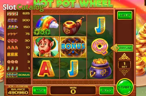 Οθόνη3. Hot Pot Wheel Respin Κουλοχέρης