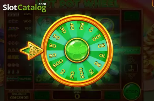 Οθόνη7. Hot Pot Wheel Respin Κουλοχέρης
