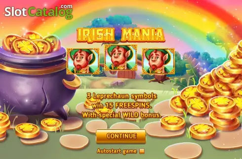 Οθόνη2. Irish Mania Respin Κουλοχέρης 