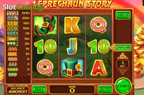 Οθόνη3. Leprechaun Story Respin Κουλοχέρης