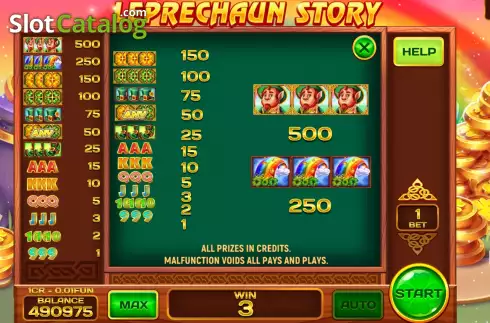 Οθόνη6. Leprechaun Story Respin Κουλοχέρης