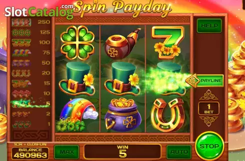 Οθόνη4. Spin Payday Respin Κουλοχέρης 