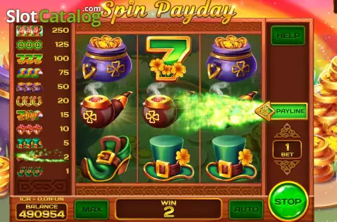 Οθόνη3. Spin Payday Respin Κουλοχέρης 