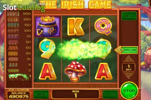 Οθόνη3. The Irish Game Respin Κουλοχέρης 