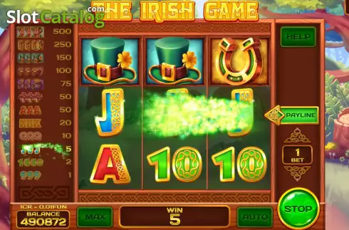 Οθόνη4. The Irish Game Respin Κουλοχέρης 