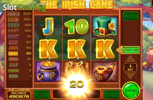 Οθόνη5. The Irish Game Respin Κουλοχέρης 