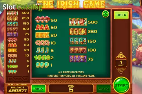 Οθόνη6. The Irish Game Respin Κουλοχέρης 