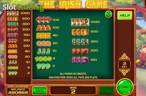 Οθόνη6. The Irish Game (Pull Tabs) Κουλοχέρης