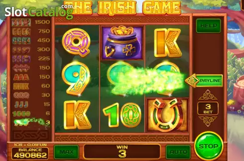 Οθόνη3. The Irish Game (3x3) Κουλοχέρης 