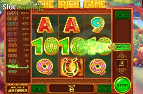 Οθόνη4. The Irish Game (3x3) Κουλοχέρης 
