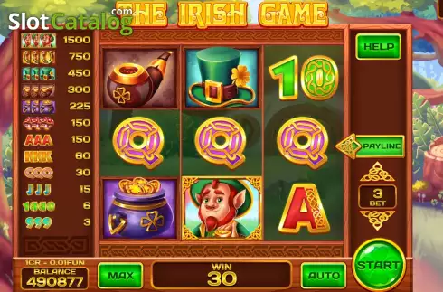 Οθόνη5. The Irish Game (3x3) Κουλοχέρης 