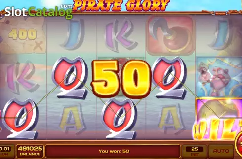 Οθόνη4. Pirate Glory (ABXplay) Κουλοχέρης