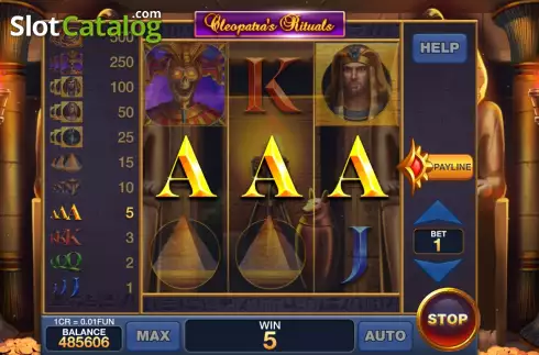 Οθόνη5. Cleopatra's Rituals (Pull Tabs) Κουλοχέρης
