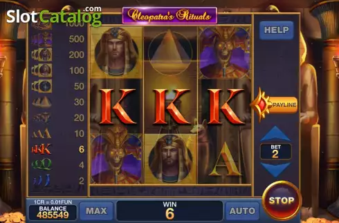 Οθόνη4. Cleopatra's Rituals (3x3) Κουλοχέρης