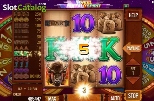 Οθόνη4. Buffalo Spirit Wheel (Pull Tabs) Κουλοχέρης