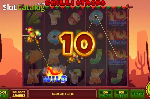 Οθόνη4. Chilli Stacks Κουλοχέρης 