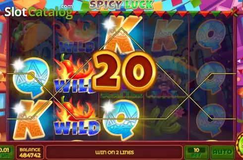 Οθόνη3. Spicy Luck Κουλοχέρης