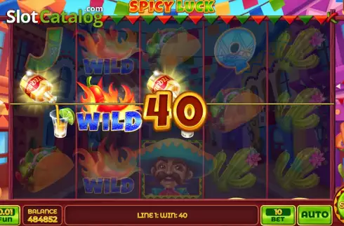 Οθόνη4. Spicy Luck Κουλοχέρης