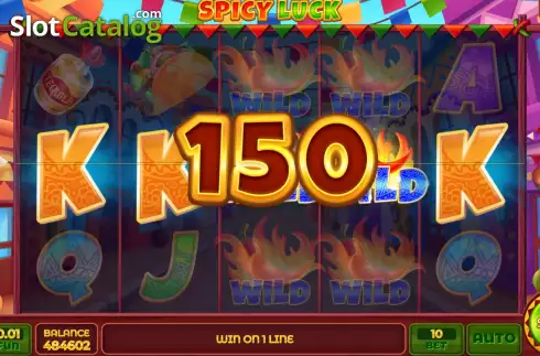 Οθόνη5. Spicy Luck Κουλοχέρης