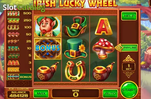 Οθόνη3. Irish Lucky Wheel Respin Κουλοχέρης