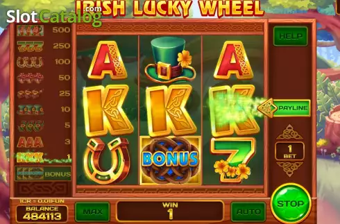 Οθόνη4. Irish Lucky Wheel Respin Κουλοχέρης