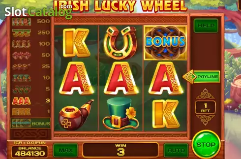 Οθόνη5. Irish Lucky Wheel Respin Κουλοχέρης