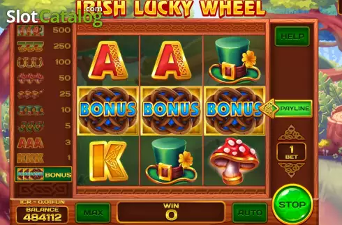 Οθόνη6. Irish Lucky Wheel Respin Κουλοχέρης
