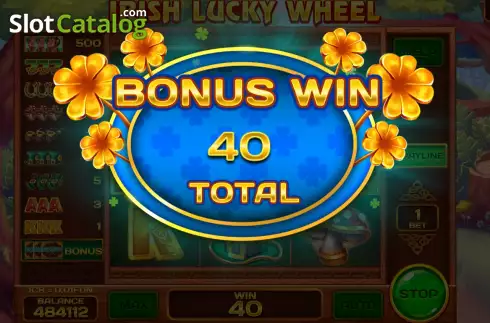 Οθόνη8. Irish Lucky Wheel Respin Κουλοχέρης