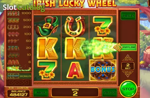 Οθόνη3. Irish Lucky Wheel (Pull Tabs) Κουλοχέρης