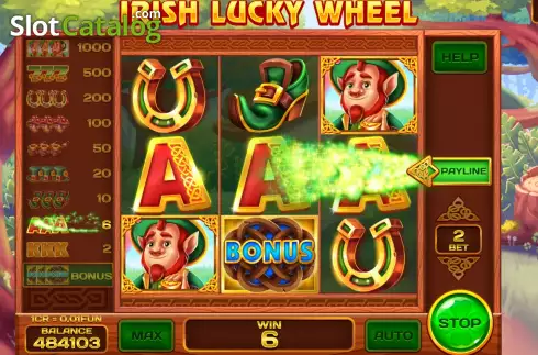Οθόνη4. Irish Lucky Wheel (Pull Tabs) Κουλοχέρης